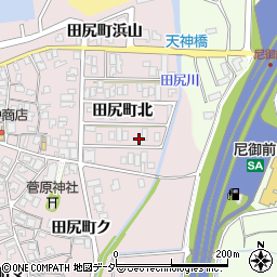 石川県加賀市田尻町北65周辺の地図