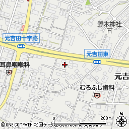 茨城県水戸市元吉田町2237-8周辺の地図