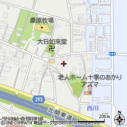 群馬県伊勢崎市上田町133周辺の地図