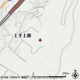 長野県安曇野市明科中川手上手上郷周辺の地図