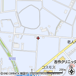 群馬県伊勢崎市田部井町周辺の地図