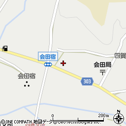 長野県松本市会田647周辺の地図
