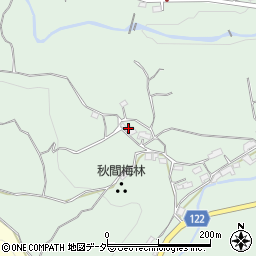 群馬県安中市西上秋間587周辺の地図