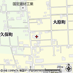 群馬県太田市大原町2554-3周辺の地図