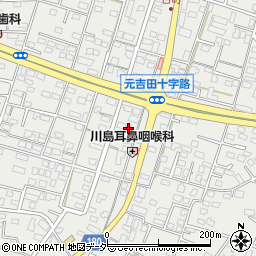 茨城県水戸市元吉田町1602-1周辺の地図