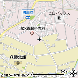 群馬県高崎市町屋町631-1周辺の地図