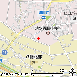 群馬県高崎市町屋町632-10周辺の地図