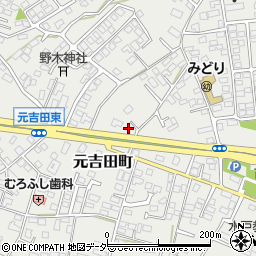 茨城県水戸市元吉田町2593周辺の地図