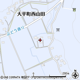 栃木県栃木市大平町西山田660周辺の地図