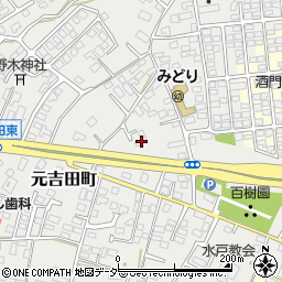 茨城県水戸市元吉田町2643-1周辺の地図