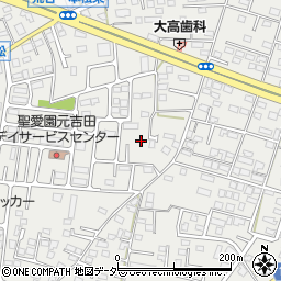 茨城県水戸市元吉田町886-1周辺の地図