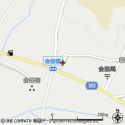 長野県松本市会田604周辺の地図