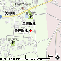 石川県加賀市美岬町礼18周辺の地図