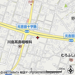茨城県水戸市元吉田町1646-8周辺の地図
