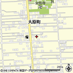 群馬県太田市大原町284-1周辺の地図