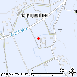 栃木県栃木市大平町西山田659周辺の地図