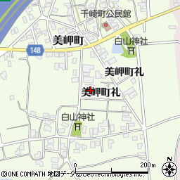 石川県加賀市美岬町礼35周辺の地図