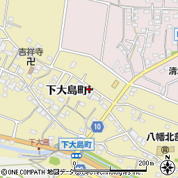 群馬県高崎市下大島町99周辺の地図