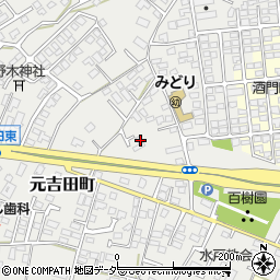 茨城県水戸市元吉田町2643-2周辺の地図