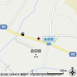 長野県松本市会田589周辺の地図