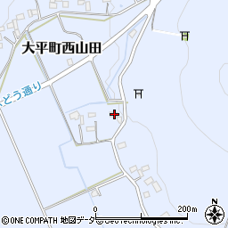 栃木県栃木市大平町西山田676周辺の地図