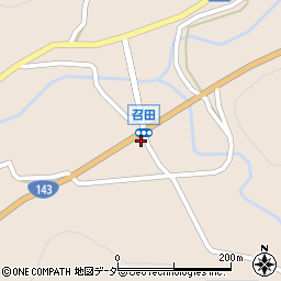 四賀東簡易郵便局周辺の地図