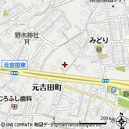 茨城県水戸市元吉田町2595周辺の地図
