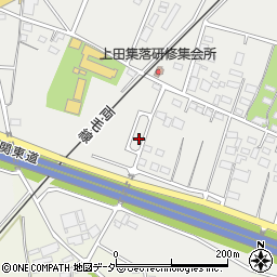 群馬県伊勢崎市上田町35-9周辺の地図