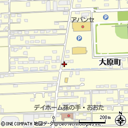 群馬県太田市大原町290周辺の地図