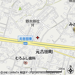 茨城県水戸市元吉田町2585-3周辺の地図