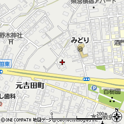 茨城県水戸市元吉田町2643-9周辺の地図