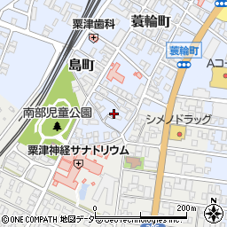 蓑輪町公民館周辺の地図