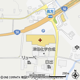 コメリパワー桜川店周辺の地図