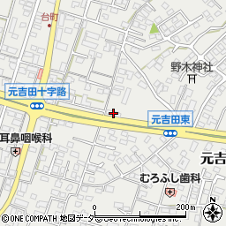 茨城県水戸市元吉田町2240-2周辺の地図