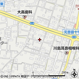 茨城県水戸市元吉田町791-2周辺の地図