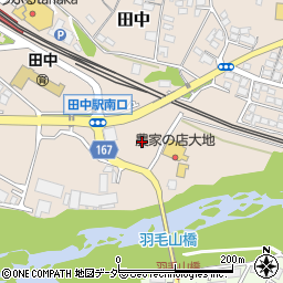 長野県東御市田中665周辺の地図