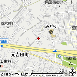 茨城県水戸市元吉田町2643-8周辺の地図
