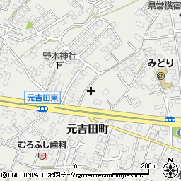 茨城県水戸市元吉田町2586-9周辺の地図