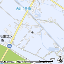 長野県水産試験場押野試験池周辺の地図