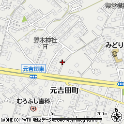 茨城県水戸市元吉田町2585-9周辺の地図