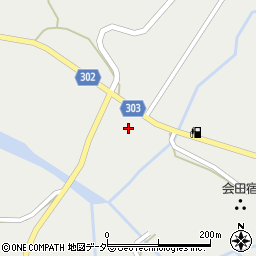 長野県松本市会田166周辺の地図
