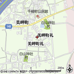 石川県加賀市美岬町礼31周辺の地図