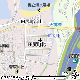 石川県加賀市田尻町北40周辺の地図