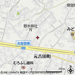 茨城県水戸市元吉田町2585-5周辺の地図