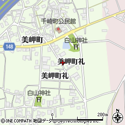 石川県加賀市美岬町千崎町周辺の地図