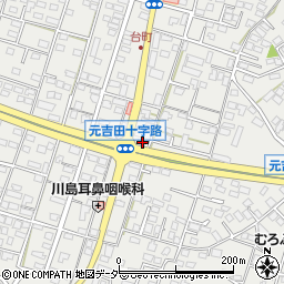 茨城県水戸市元吉田町1631-7周辺の地図