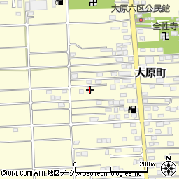 群馬県太田市大原町1994周辺の地図