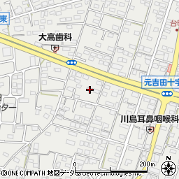 茨城県水戸市元吉田町791-3周辺の地図