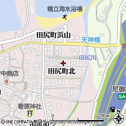 石川県加賀市田尻町北41周辺の地図