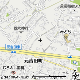 茨城県水戸市元吉田町2586-7周辺の地図